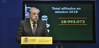 El secretario de Estado de Seguridad Social, Octavio Granado