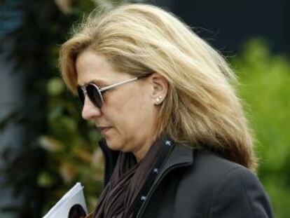 La infanta Cristina, el pasado mes de abril.
