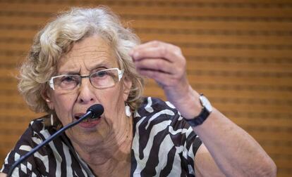 La alcaldesa de Madrid, Manuela Carmena.