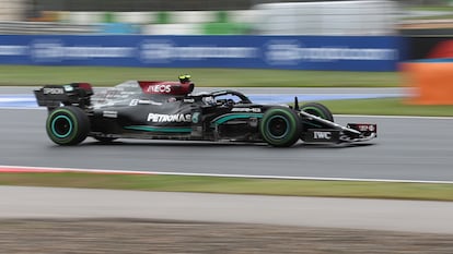 Bottas, durante el GP de Turquía.