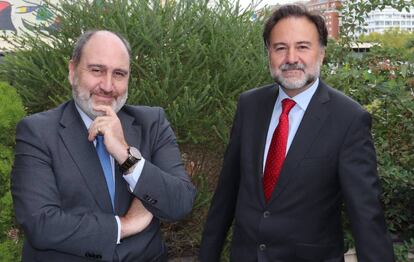 Javier Cantera y Mario Alonso en una foto de archivo