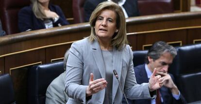 Fátima Báñez, ministra de Trabajo