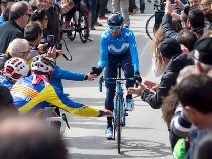 Alejandro Valverde, en la Volta 2018.