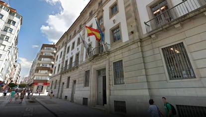 Edificio de la Audiencia Provincial de Pontevedra.