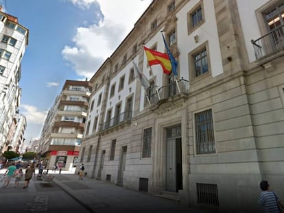 Edificio de la Audiencia Provincial de Pontevedra.
