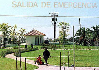 Un aspecto de la zona civil de la base naval de Rota.