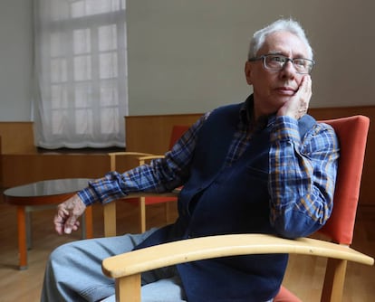 El escritor venezolano José Balza, el lunes en la Residencia de Estudiantes de Madrid.