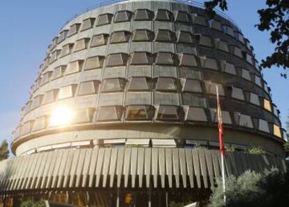 Edificio del Tribunal Constitucional en Madrid.