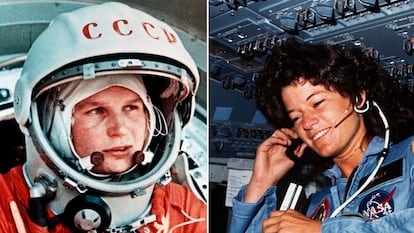 Tereshkova y Ride astronautas