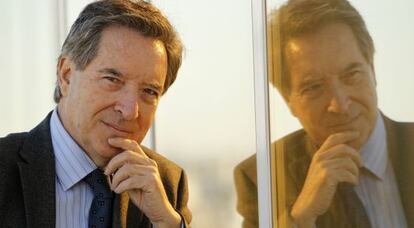 El periodista Iñaki Gabilondo durante una entrevista.