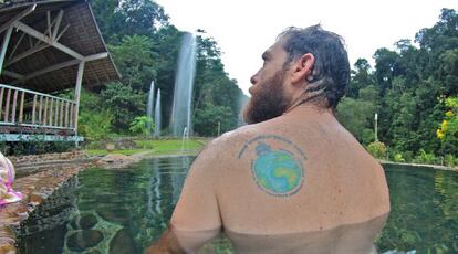 Balneario de Merarap Hotspring, en el distrito de Lawas (Malasia).