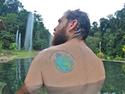 Balneario de Merarap Hotspring, en el distrito de Lawas (Malasia).