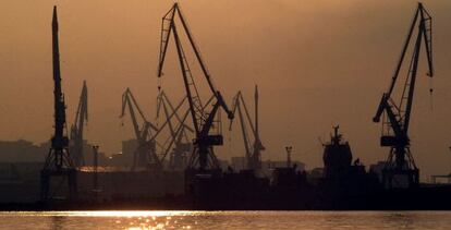 Astilleros de Navantia en Ferrol