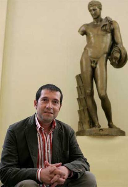 El escritor Carles Porta, en Madrid.