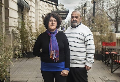 María Laura Delgadillo e Walter Docters durante a entrevista ao EL PAÍS.