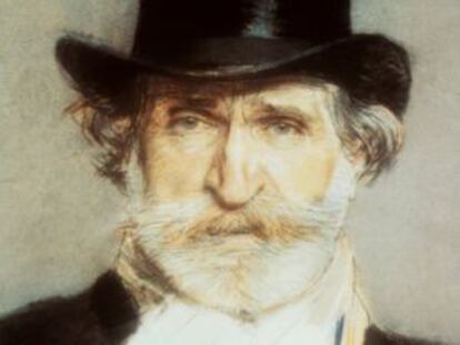 Retrato de Giuseppe Verdi pintado por Giovanni Boldini.