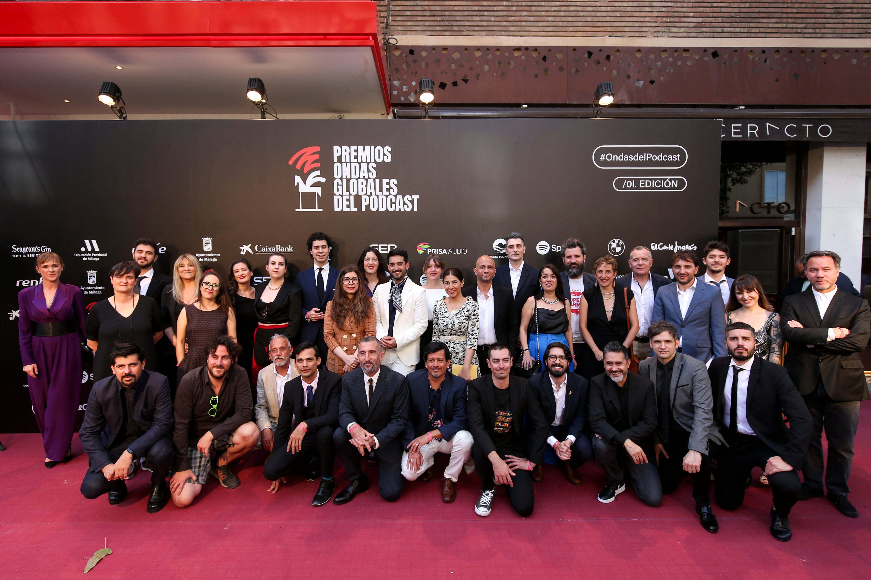 Entrega de los Premios Ondas Globales del Podcast, en Málaga.