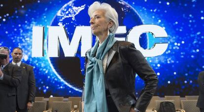 La directora gerente del Fondo Monetario Internacional (FMI), Christine Lagarde. 