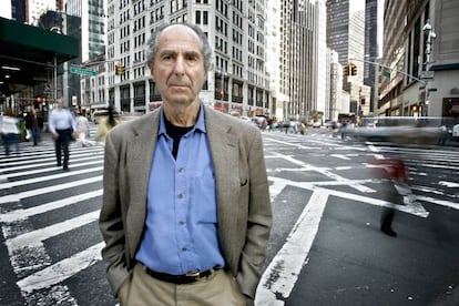 Philip Roth, en Nueva York en 2007.