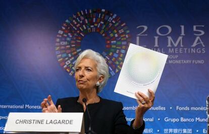 La directora gerente del Fondo Monetario Internacional, Christine Lagarde.