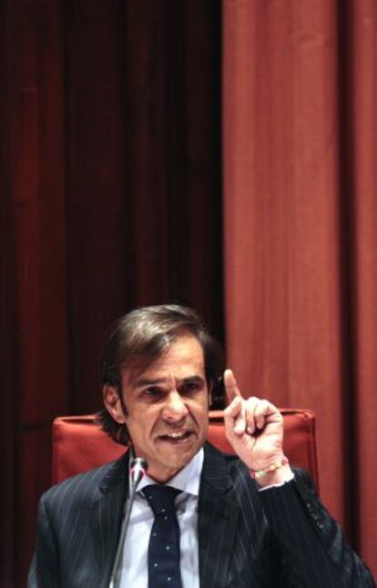 Francisco Marco, declarant a la comissió parlamentària.