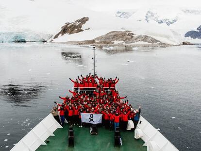 Expedición de Homeward Bound, en la que 80 mujeres exploraron la Antártida.