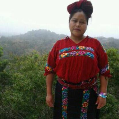 Vilma Carrillo na Guatemala, em 2018. A imagem foi fornecida por seu irmão.