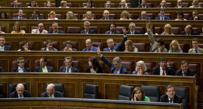 Votaci&oacute;n en el Parlamento el pasado 26 de agosto, en la que el PP rechaz&oacute; todas las enmiendas a los presupuestos