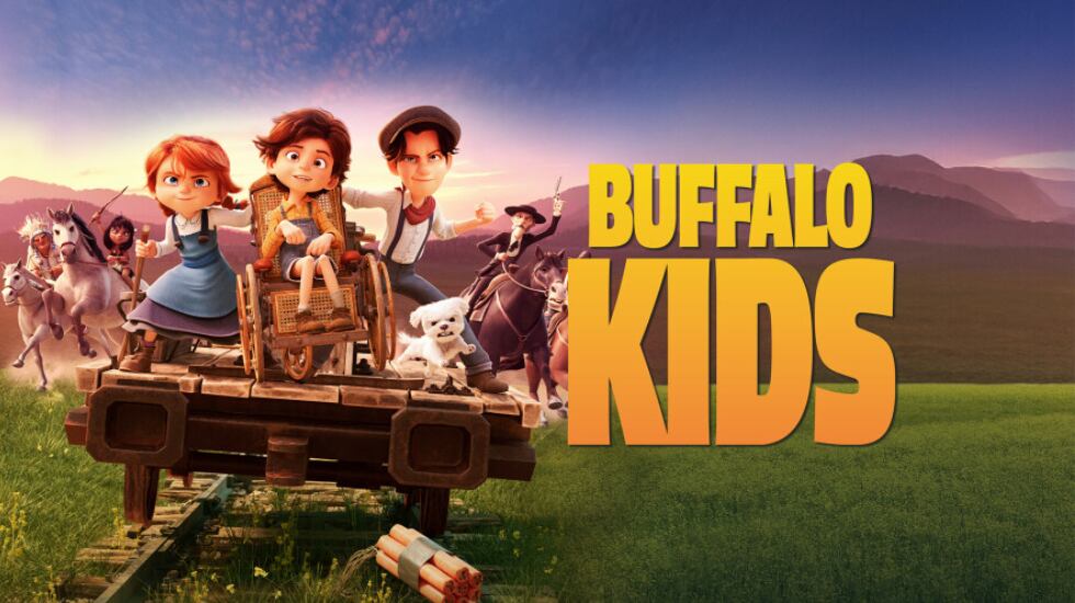 Imagen promocional de la película 'Buffalo Kids'.