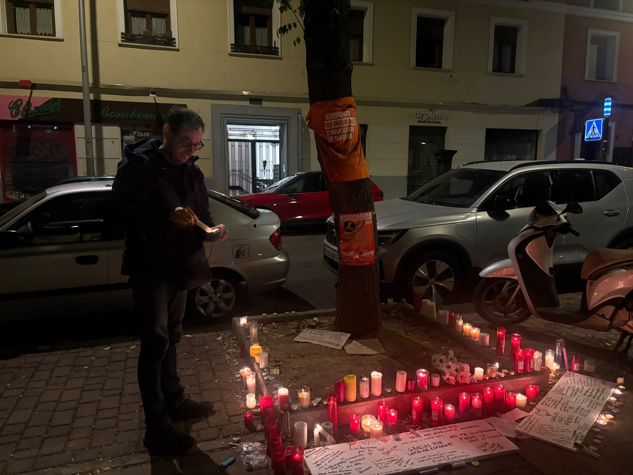 Javier y las 154 velas para Maricarmen