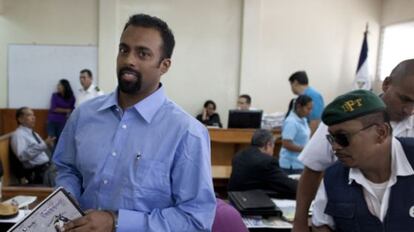 Jason Puracal durante una de las vistas del proceso de apelaci&oacute;n en NIcaragua.