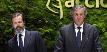 Juan Ignacio Entrecanales y José Manuel Entrecanales, vicepresidente y presidente de Acciona, respectivamente.