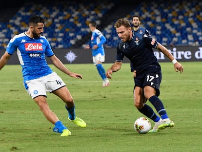 Immobile mano a mano con Manolas.