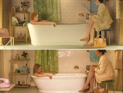 Una escena de ‘Los Tenenbaums’ y el diorama de Mar Cerdà. Clavados.