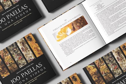 Portada e interior de '100 paellas y una fideuá', de Ignacio Méndez-Trelles Díaz (Editorial Sapere Aude).