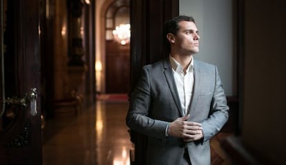 Albert Rivera, al Parlament, divendres passat.