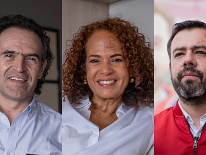 Federico Gutiérrez, Judith Pinedo Flórez y Carlos Fernando Galán.