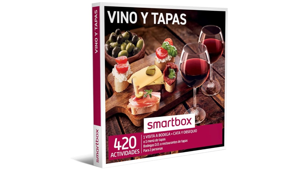 Caja regalo para degustar vinos y tapas.