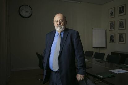 José Félix Tezanos, presidente del CIS, en la sede de Madrid. 