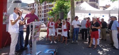 Azpeitia ha acogido la presentación de la Feria de Bayona.