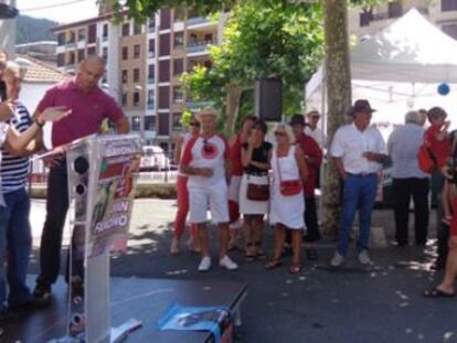 Azpeitia ha acogido la presentación de la Feria de Bayona.