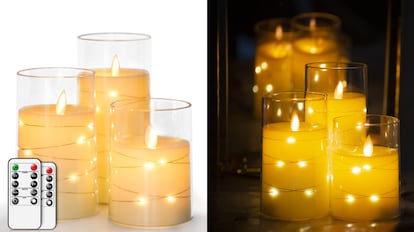 Estas velas led con efecto llama están construidas con un material ABS de elevada calidad.