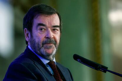 El presidente suplente del Consejo General del Poder Judicial (CGPJ), Vicente Guilarte, el pasado febrero.
