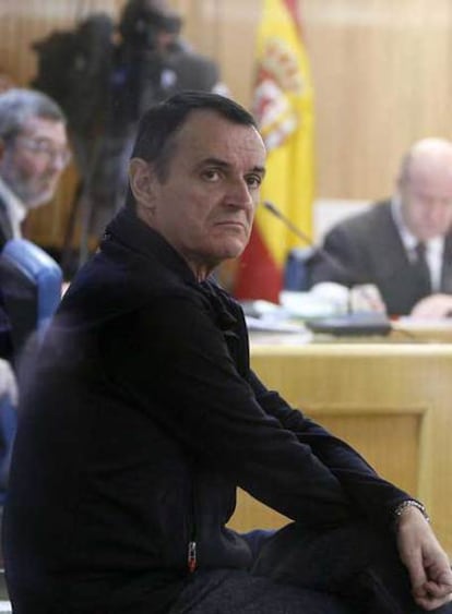 José Ignacio de Juana Chaos, durante un  juicio en la Audiencia Nacional.