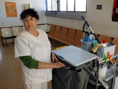 Ester Cugat, una de las afectadas por el <i>corralito</i> de L'Aldea.