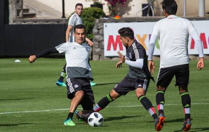 Márquez, durante el entrenamiento. 