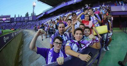 Aficionados en el José Zorrilla de Valladolid.