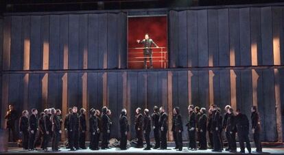 Ensayo de 'Il Trovatore' en el Palau de les Arts de Valencia.