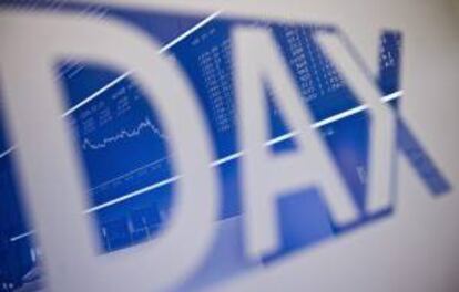 Imagen del ndice del Dax 30 en la bolsa de Frncfort. EFE/Archivo