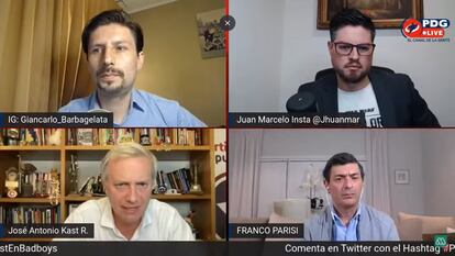 Franco Parisi hace programa con José Antonio Kast